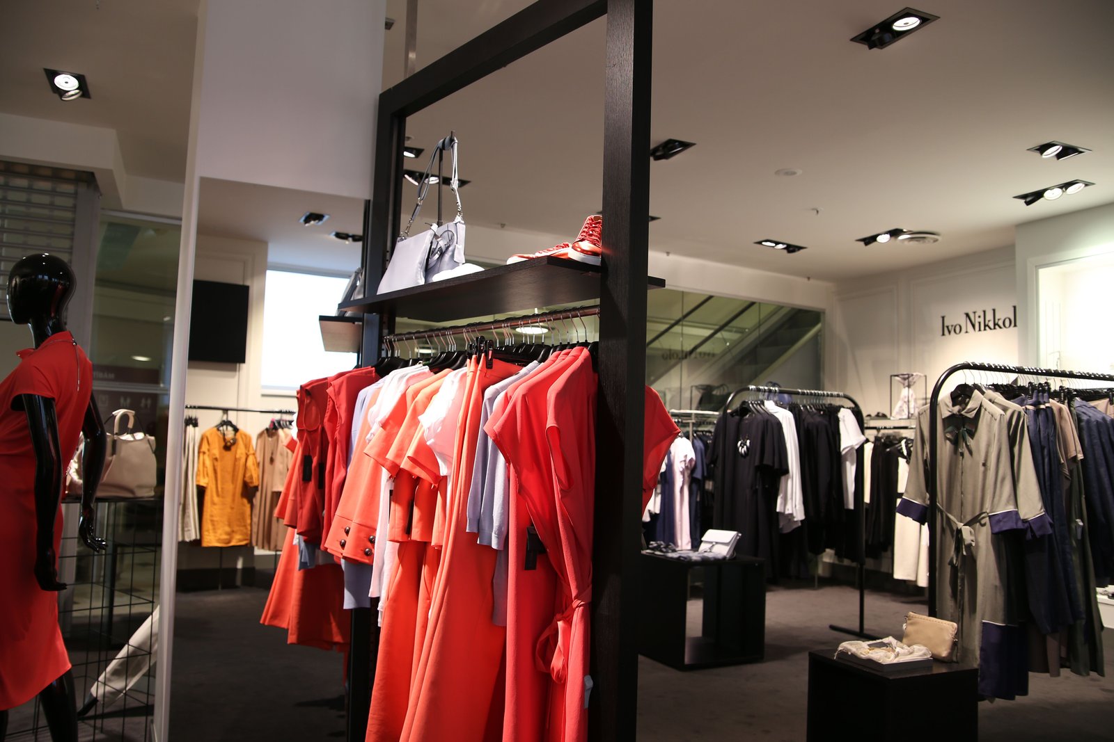 Delicate fabrics and occasion wear laid out for individual assessment